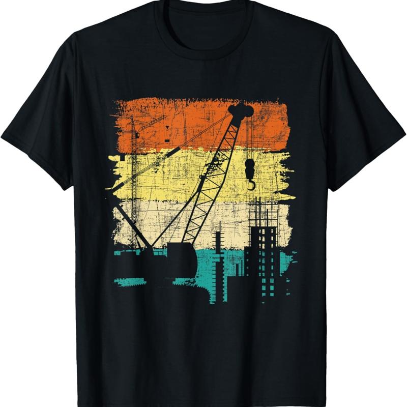 Heavy Equipment Driver - Vinç Operatörü Retro Tower Ağır Ekipman