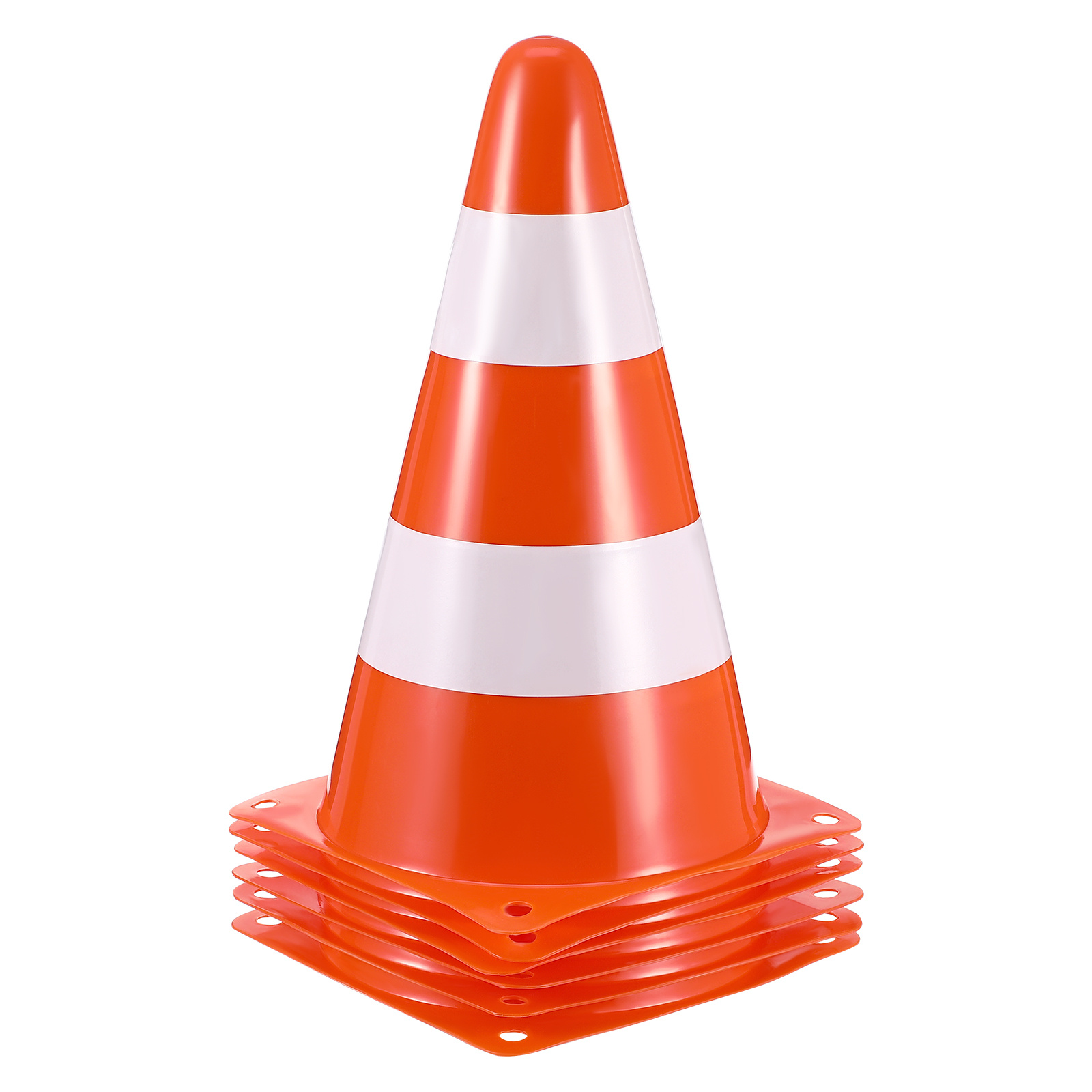 Road Traffic Cone - 6 adet trafik konileri yüksek görünürlüklü