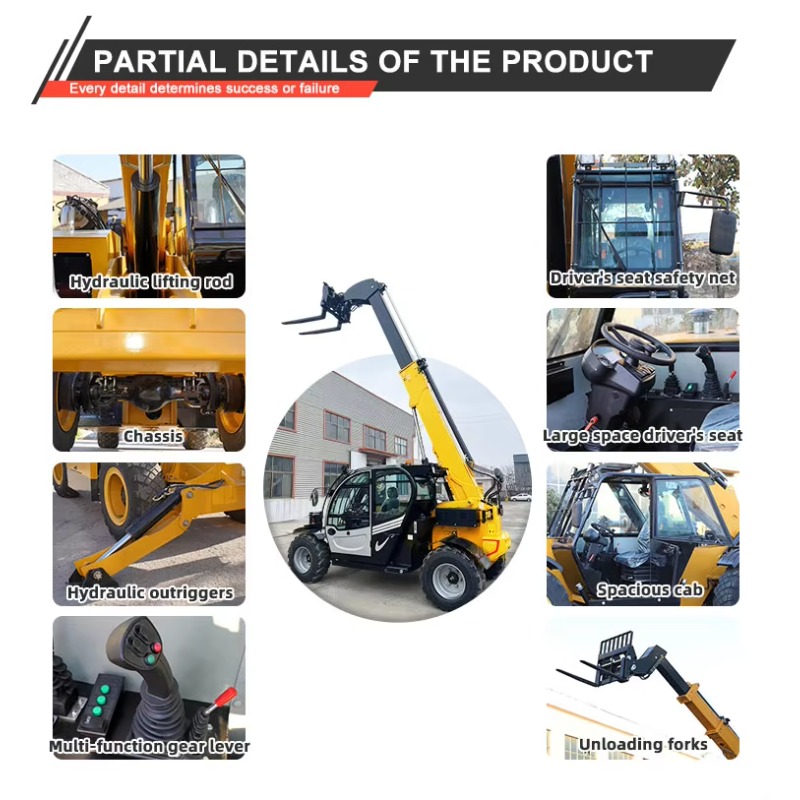 Telescopic Handler Boom - Çin Markası Teleskopik Forklift Yüksek Erişimli