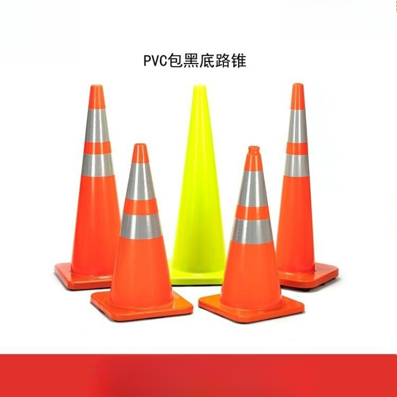 Road Traffic Cone - RC700D-1 PVC Yansıtıcı Trafik Konisi Güvenlik