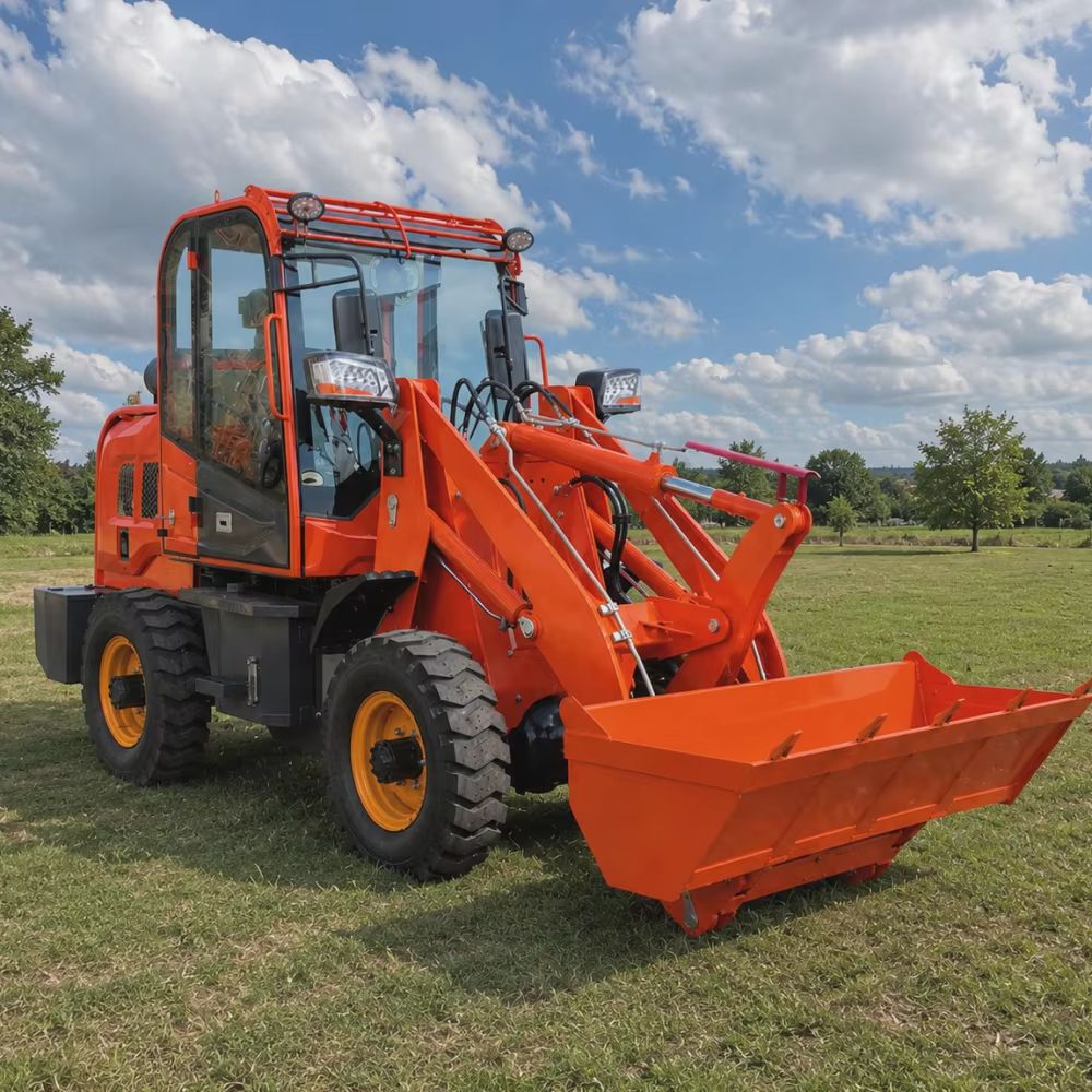 Heavy Equipment Landscaping - Tekerlekli Yükleyici Ön Yükleyici Dizel İnşaat