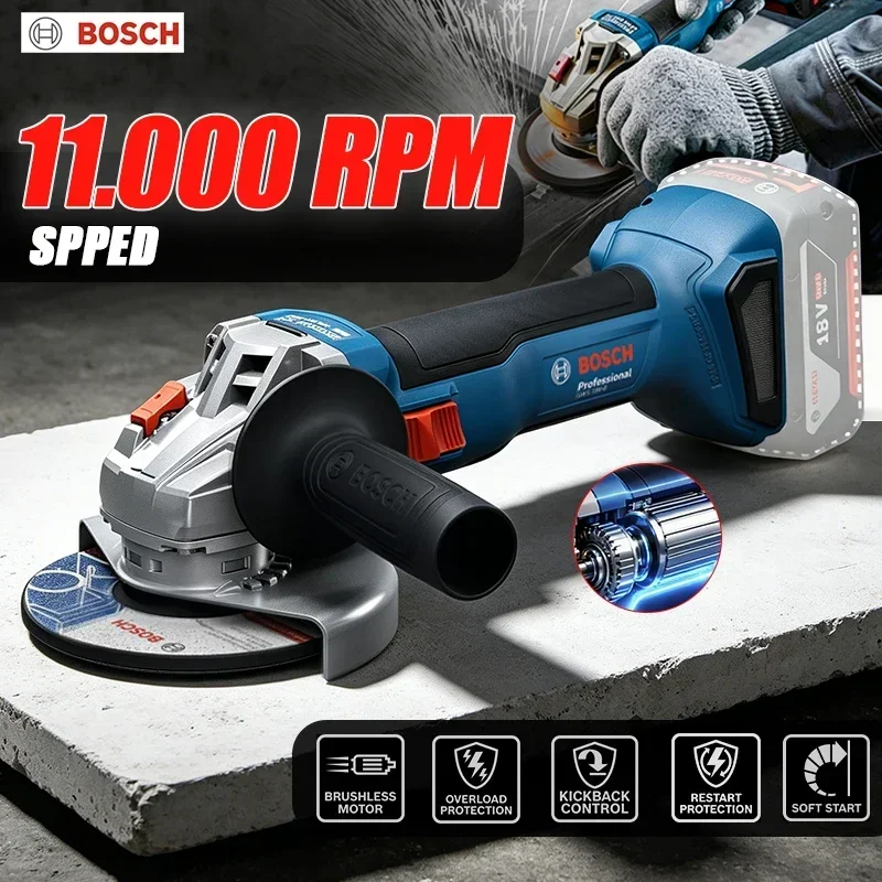 Heavy Equipment And Machinery - BOSCH GWS 18V-8 Akülü Açı Taşlama