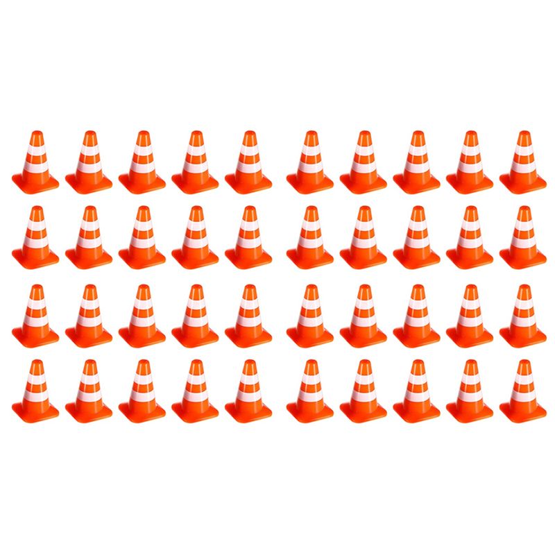 Road Traffic Cone - SEWS-Mini Trafik Konileri 40 Adet Minyatür