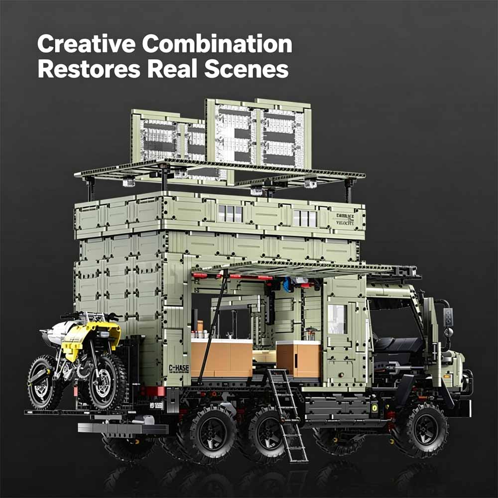 MOC 1:8 Ölçekli 6x6 Offroad Un - Heavy Equipment Truck incelemesi ve fiyatı