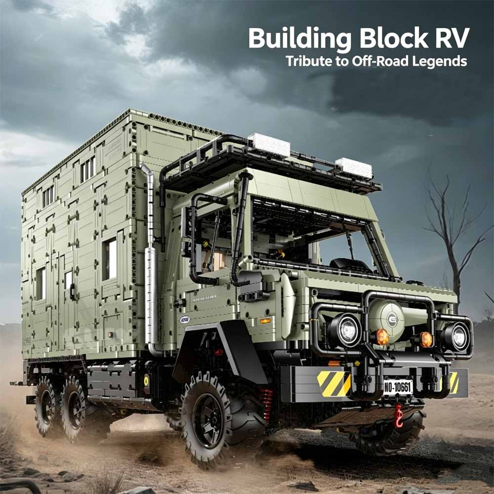 MOC 1:8 Ölçekli 6x6 Offroad Un - Heavy Equipment Truck incelemesi ve fiyatı