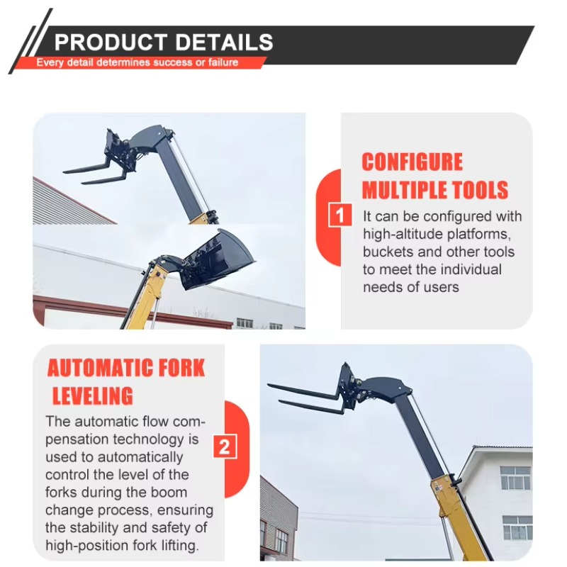 Çin Markası Teleskopik Forklif - Telescopic Handler Boom incelemesi ve fiyatı