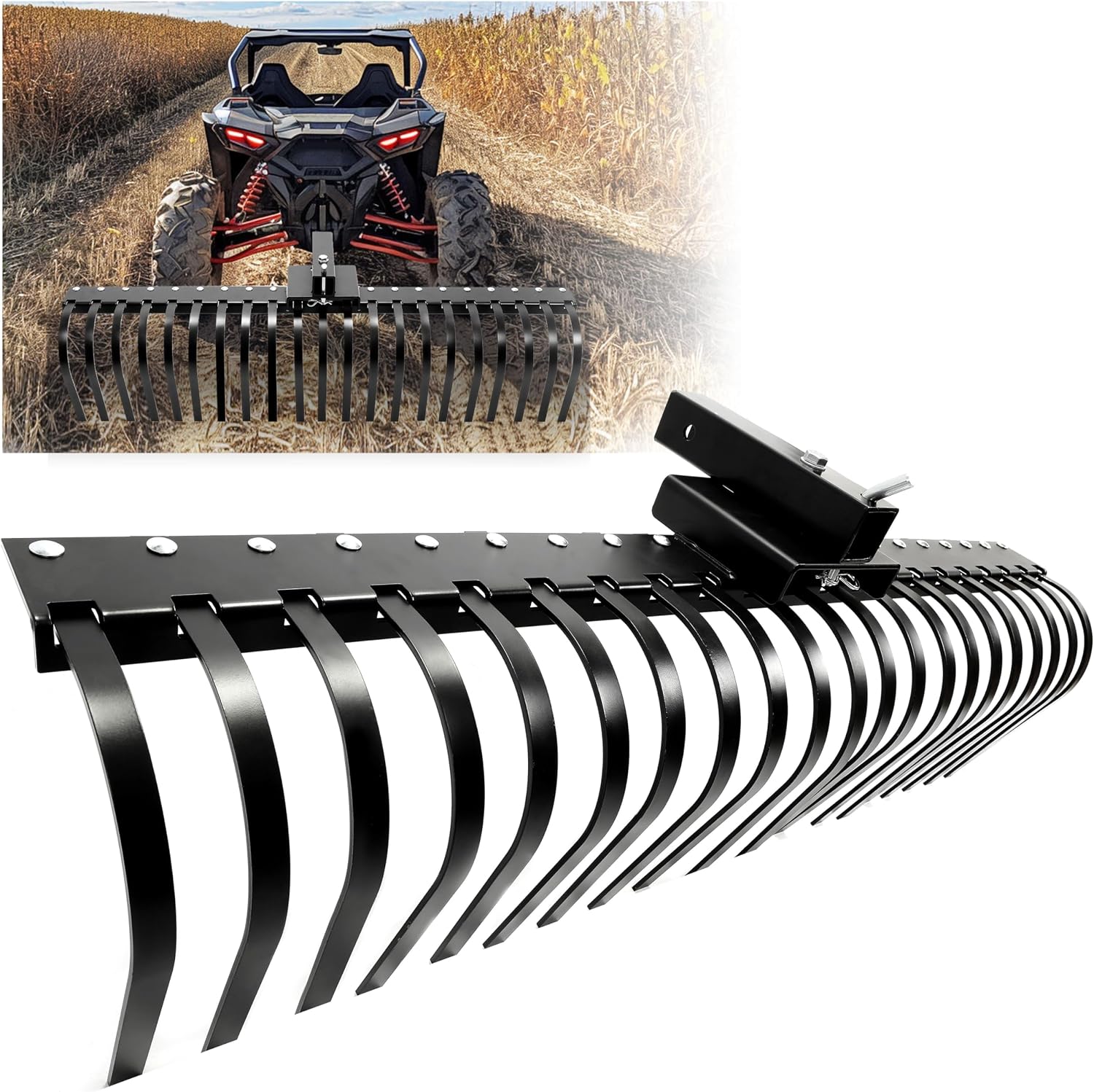 Peyzaj tırmığı çam samanı çekm - Heavy Equipment Landscaping incelemesi ve fiyatı